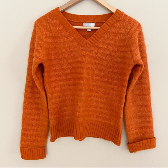 Esprit Sweaters - ESPRIT Orange Sweater Thick Cozy M